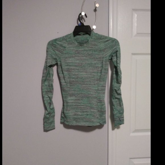 Lululemon 2 Runderful Athletic Long Sleeve Top Sz 4 - Picture 1 of 5